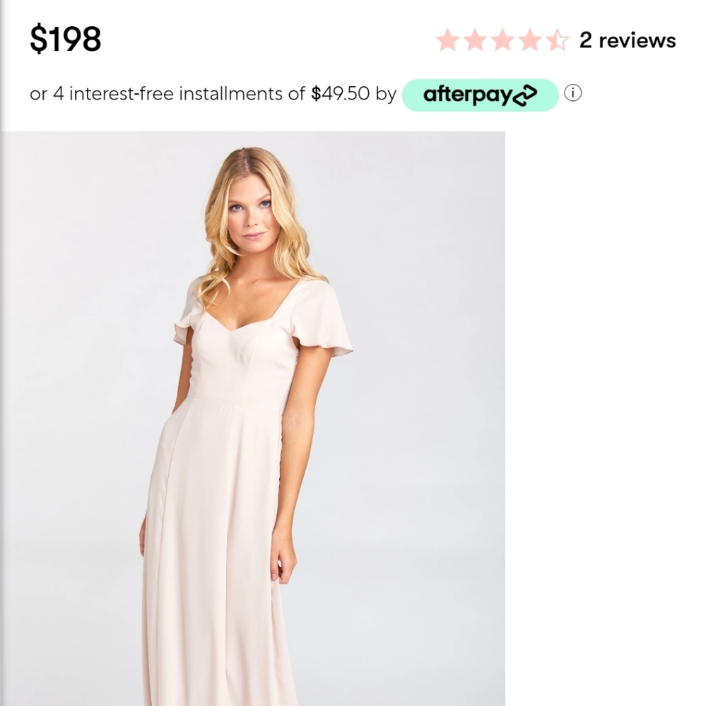 Show me your mumu bridesmaid dress size xl